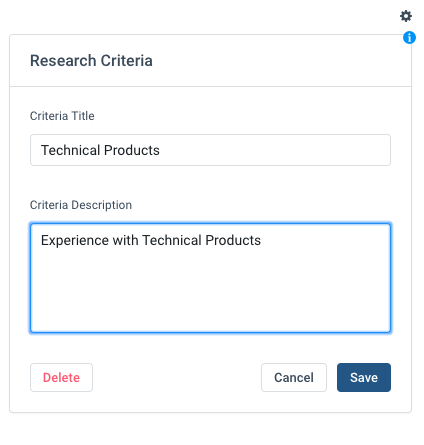 Clockwork Research Criteria