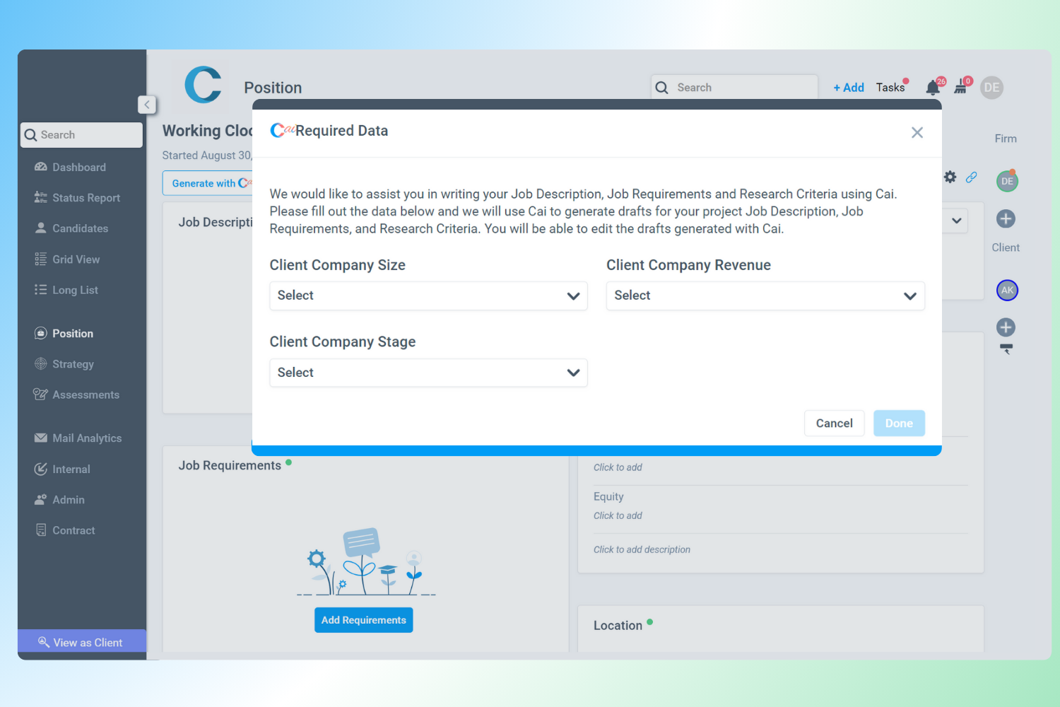Artificial Intelligence Executive Recruiting Software - Clockwork ...