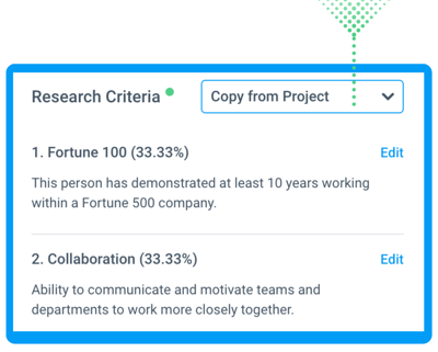 Candidate Ratings - Copy Past Projects